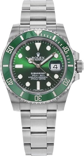 Rolex Submariner “Hulk” Green Dial Men’s Luxury Watch M116610LV-0002