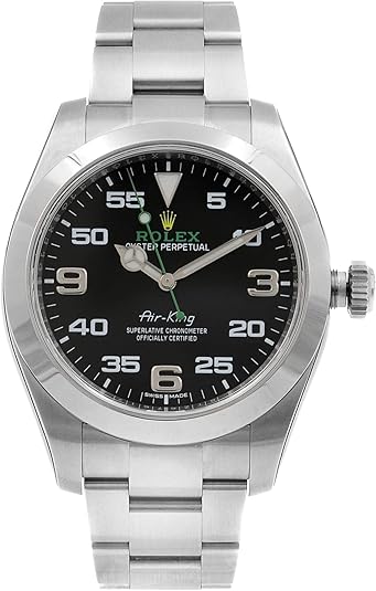 Rolex Air King Black Dial Stainless Steel Men’s Watch 116900BKAO
