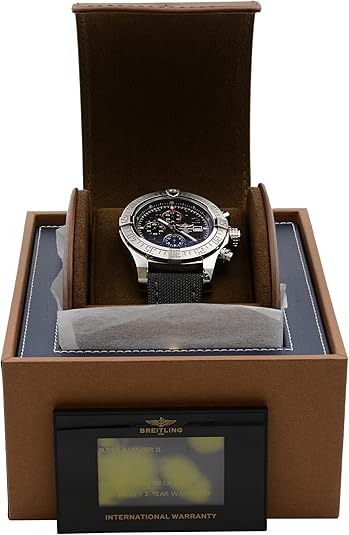 Breitling Super Avenger Chronograph Automatic Chronometer Black Dial Men’s Watch A13375101B1X1