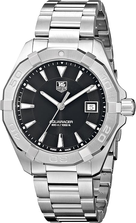 TAG Heuer Men’s WAY1110.BA0910 300 Aquaracer Stainless Steel Watch