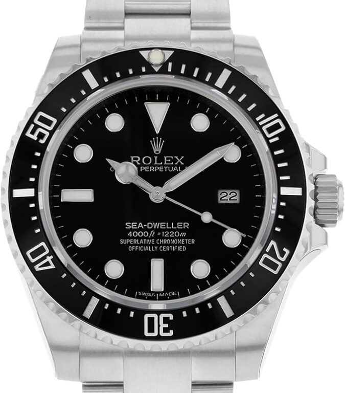 Rolex Seadweller Black Dial Stainless Steel Mens Watch 116600BKSO