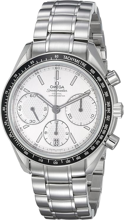Omega Men’s 32630405002001 Speed Master Analog Display Automatic Self Wind Silver Watch