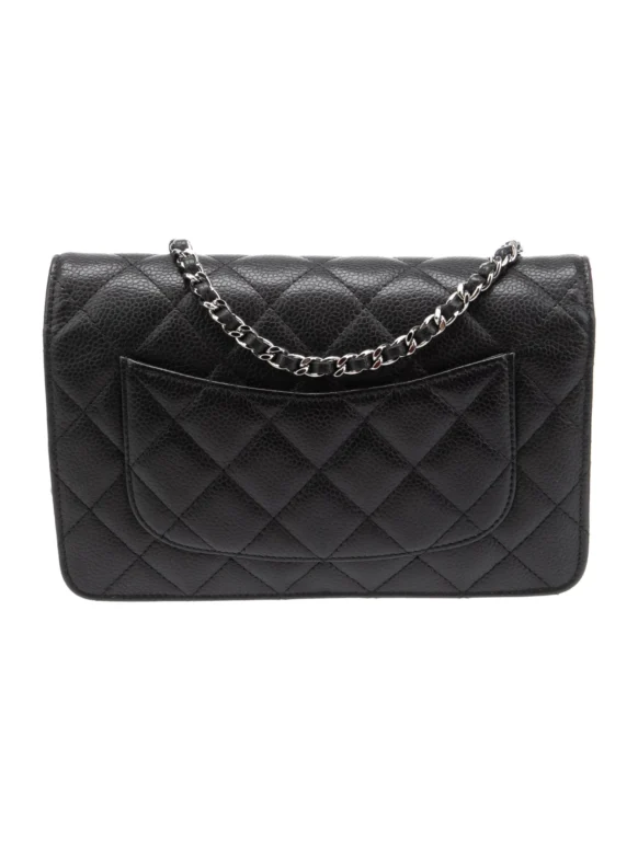 Chanel Caviar Classic Wallet On Chain