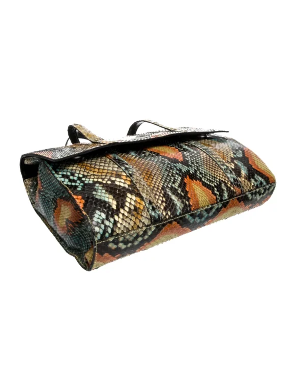Chanel Small Snakeskin CC Handle Bag