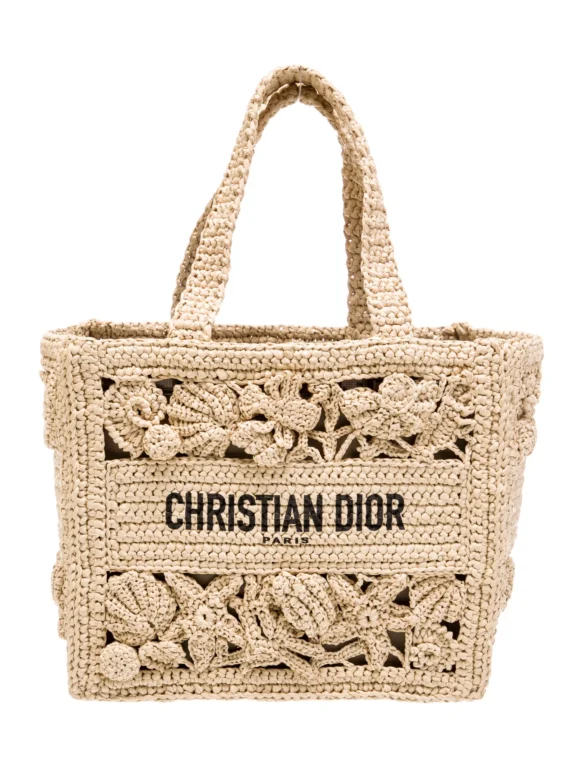 Christian Dior Raffia Book Small 2024