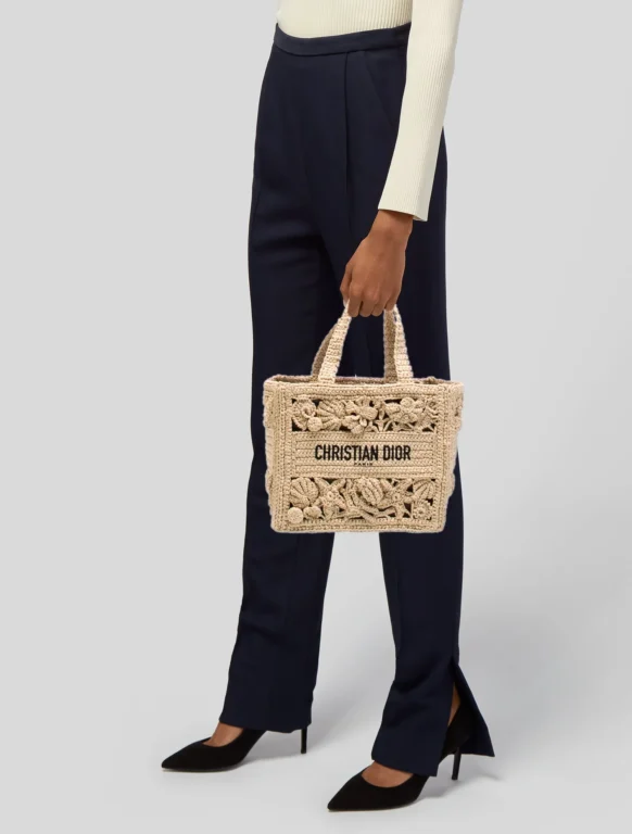 Christian Dior Raffia Book Small 2024