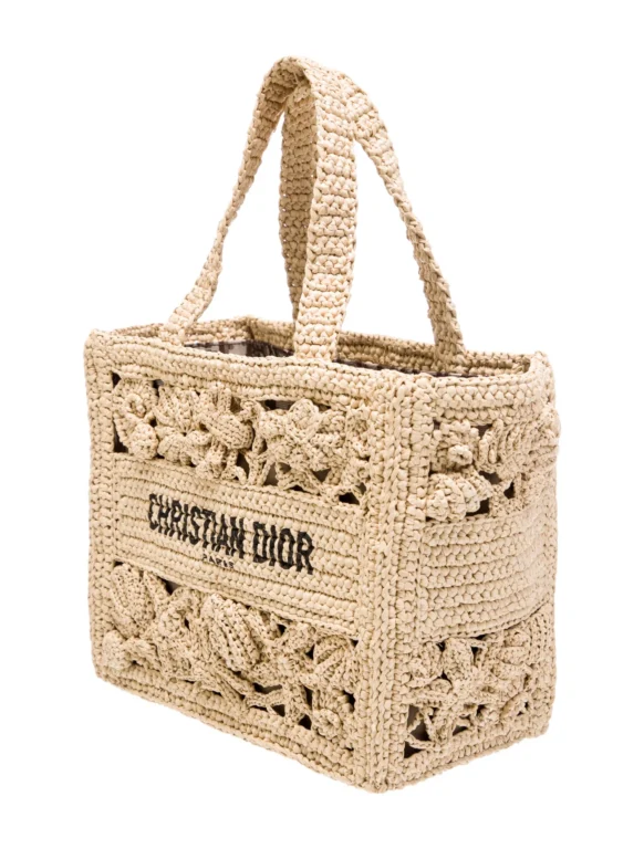 Christian Dior Raffia Book Small 2024