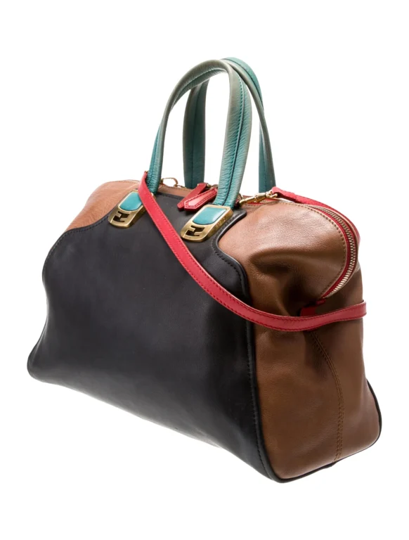 Fendi Leather Top Handle Bag