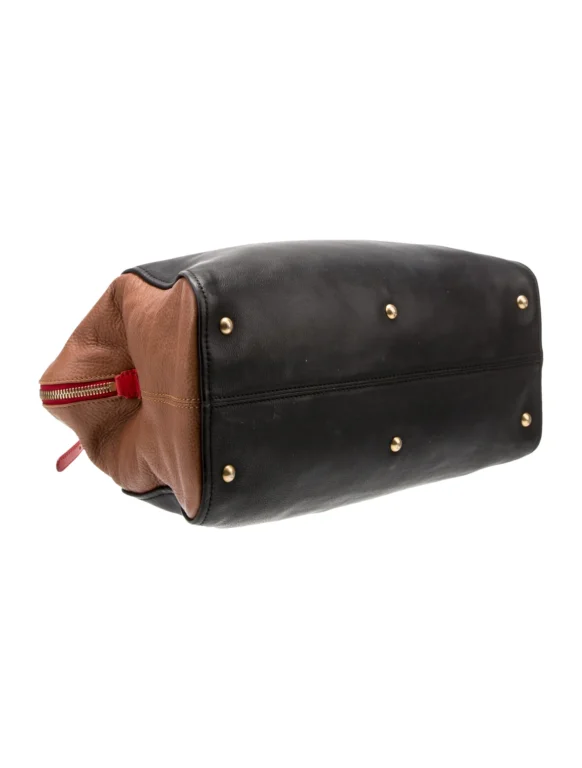 Fendi Leather Top Handle Bag