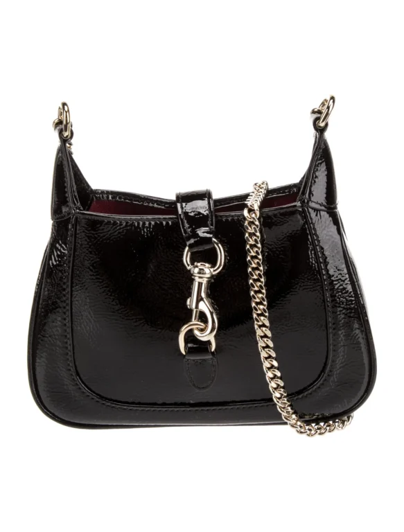 Gucci Patent Leather Jackie Notte Mini