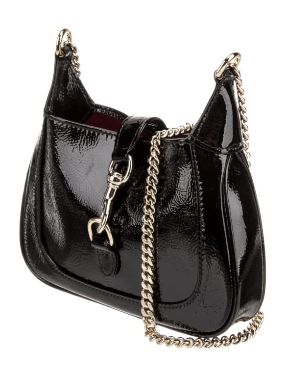 Gucci Patent Leather Jackie Notte Mini