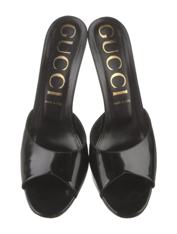 Gucci Leather Slides Women’s Size: 12 | IT 42