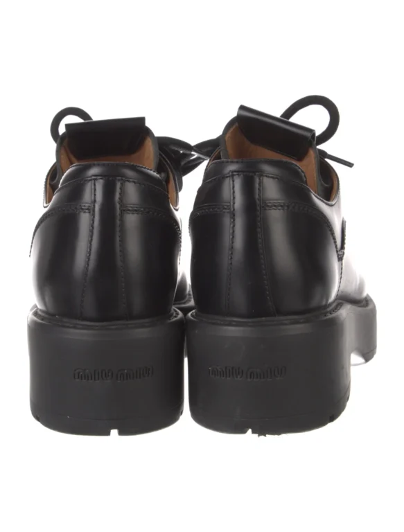 Miu Miu Leather Oxfords Women’s Size: 11 | IT 41
