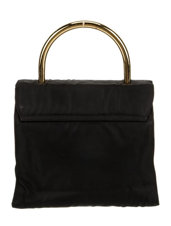 Prada Tessuto Nylon Top Handle Bag Vintage