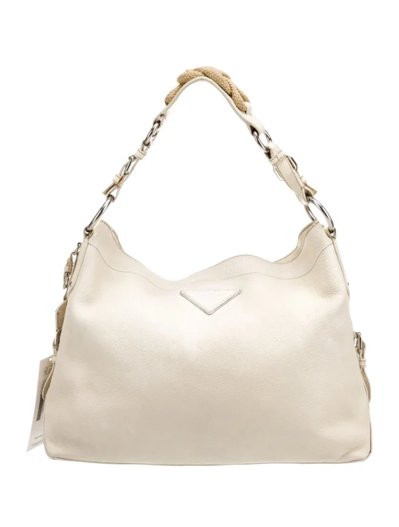 Prada Vitello Daino Leather Hobo
