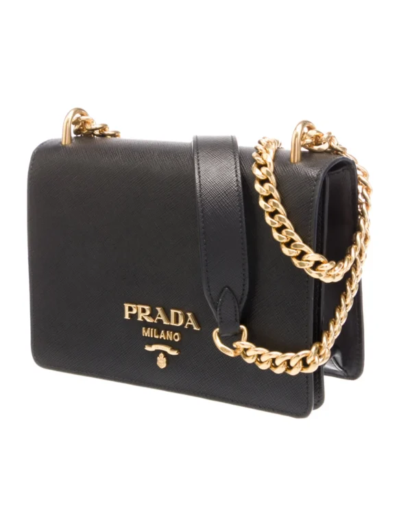 Prada Saffiano Leather Shoulder Bag