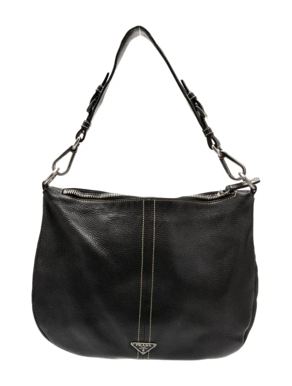 Prada Vitello Daino Leather Shoulder Bag