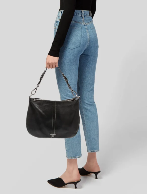 Prada Vitello Daino Leather Shoulder Bag