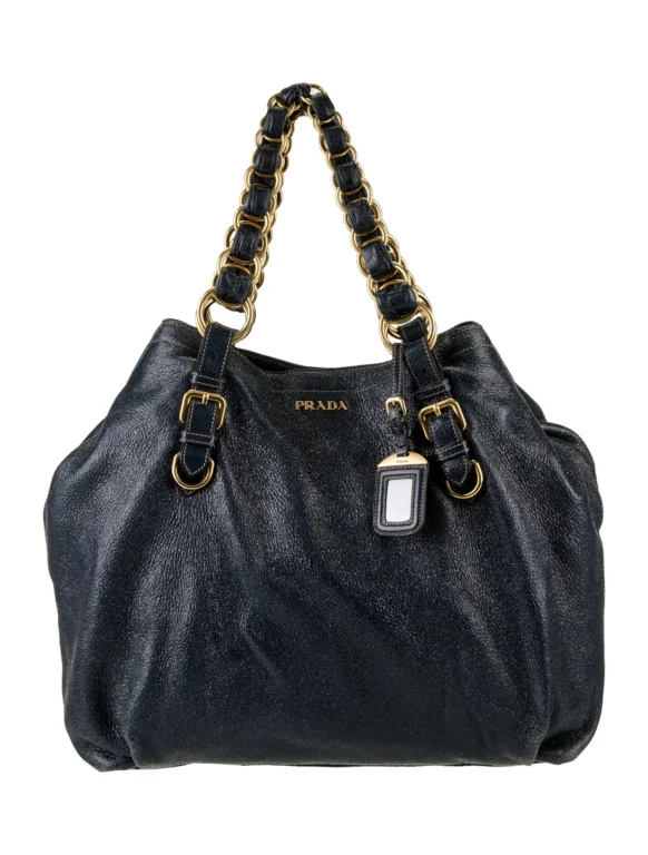 Prada Cervo Lux Leather Tote