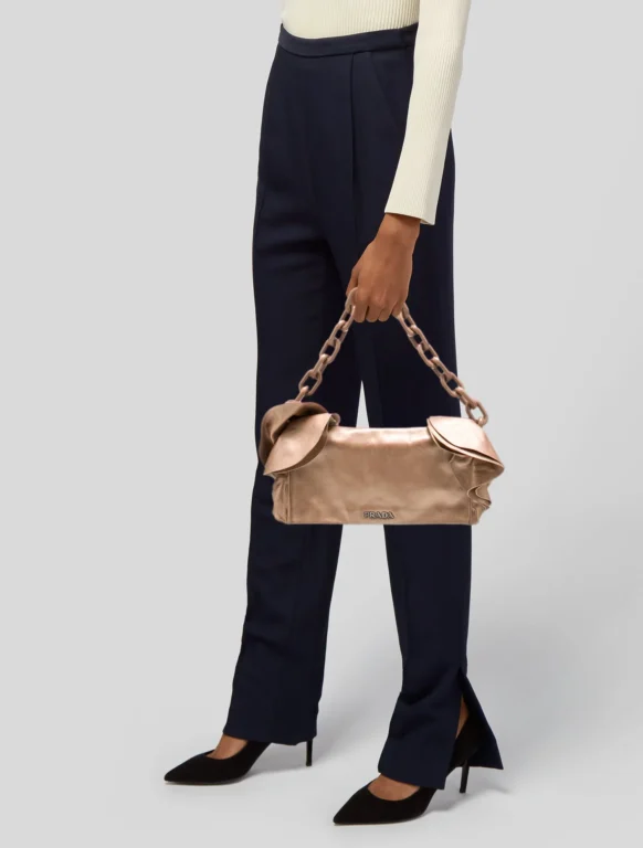 Prada Nappa Leather Shoulder Bag