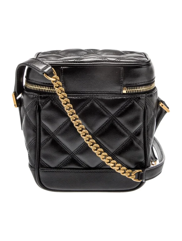 Saint Laurent Quilted Messenger Bag