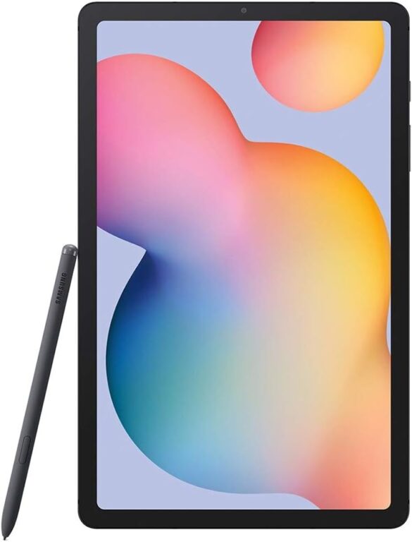 SAMSUNG Galaxy Tab S6 Lite (2024) – Gray 10.4″ 128GB WiFi Android Tablet w/S Pen, Dual Speakers, 8MP+5MP