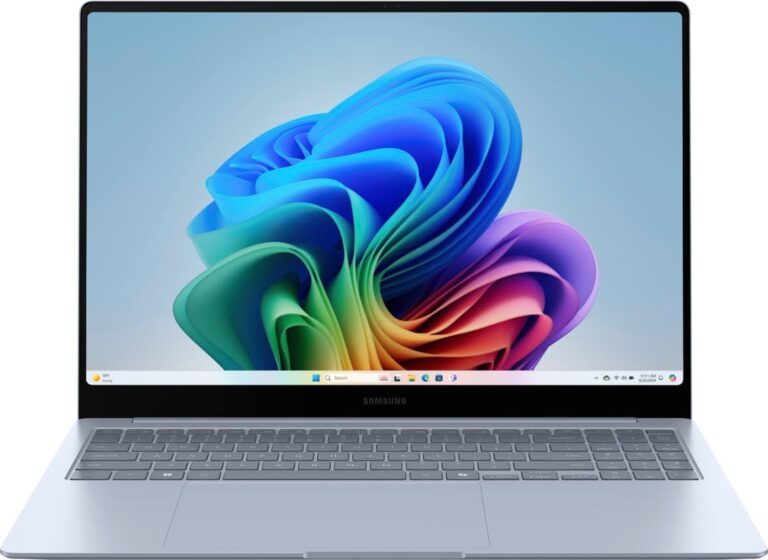 Samsung – Galaxy Book4 Edge- Copilot+ PC-16 AMOLED Touch-Screen Laptop- Snapdragon X Elite 3.8Ghz- 16GB Memory- 1TB Storage – Sapphire Blue