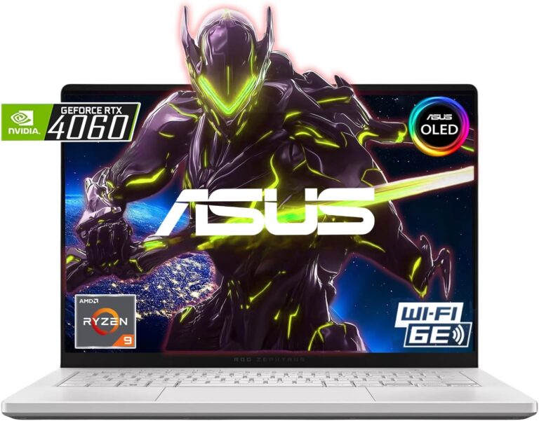 ASUS 2024 MUX ROG Zephyrus G14 14″ OLED 120HZ 3K(2880 x 1800) Gaming Laptop – AMD RYZEN 9 8945HS – NVIDIA GEFORCE RTX 4060-1TB SSD – Win 11 Home-W/Mouse PAD